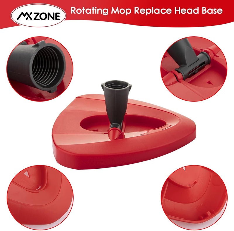 MXZONE Spin Mop Head Replacement Base Head Compatible with O Cedar Spinning Mop Replace Head Cover Plastic Base Case Disc Accessories Part, 1 Pack, Not Fit RinseClean - Image 3